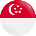Singapore flag circle